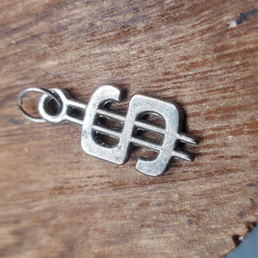Cash money symbol pendant